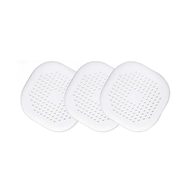 6-pack Silicone Hair Stopper with Suction Cup for Shower Drain