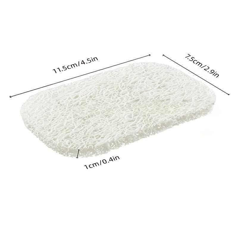Plastic Soap Holder Oval Soap Mat Anti-slip Bathroom Soap Tray