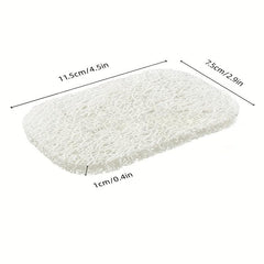 Plastic Soap Holder Oval Soap Mat Anti-slip Bathroom Soap Tray