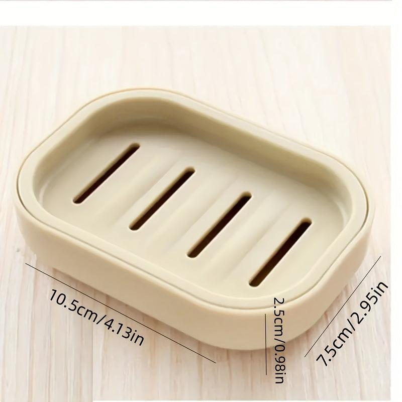 Double Layer Soap Dish Self Draining Soap Holder Bathroom Soap Rack