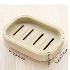 Double Layer Soap Dish Self Draining Soap Holder Bathroom Soap Rack