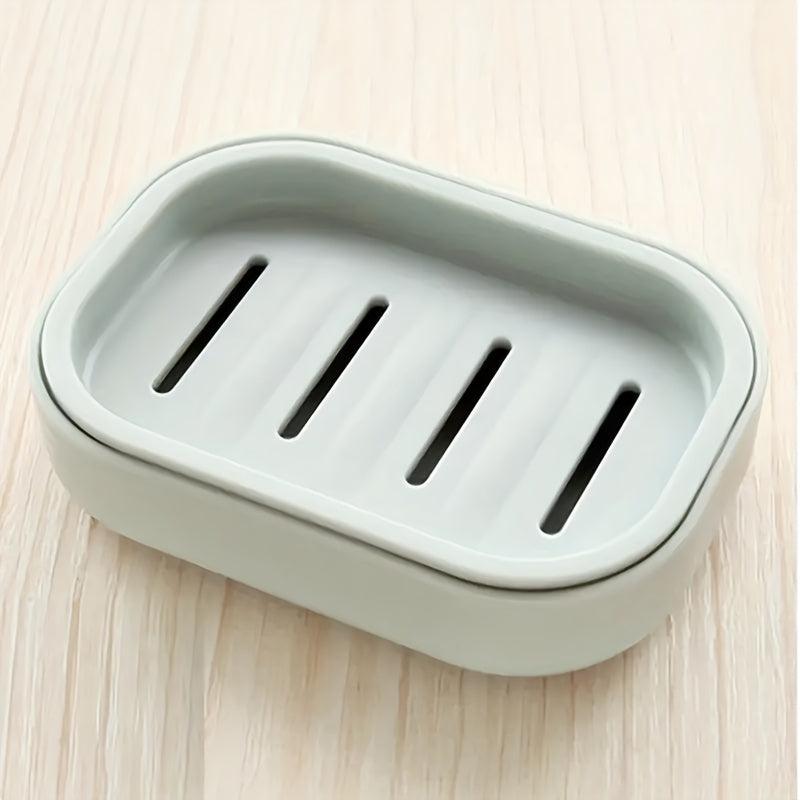 Double Layer Soap Dish Self Draining Soap Holder Bathroom Soap Rack