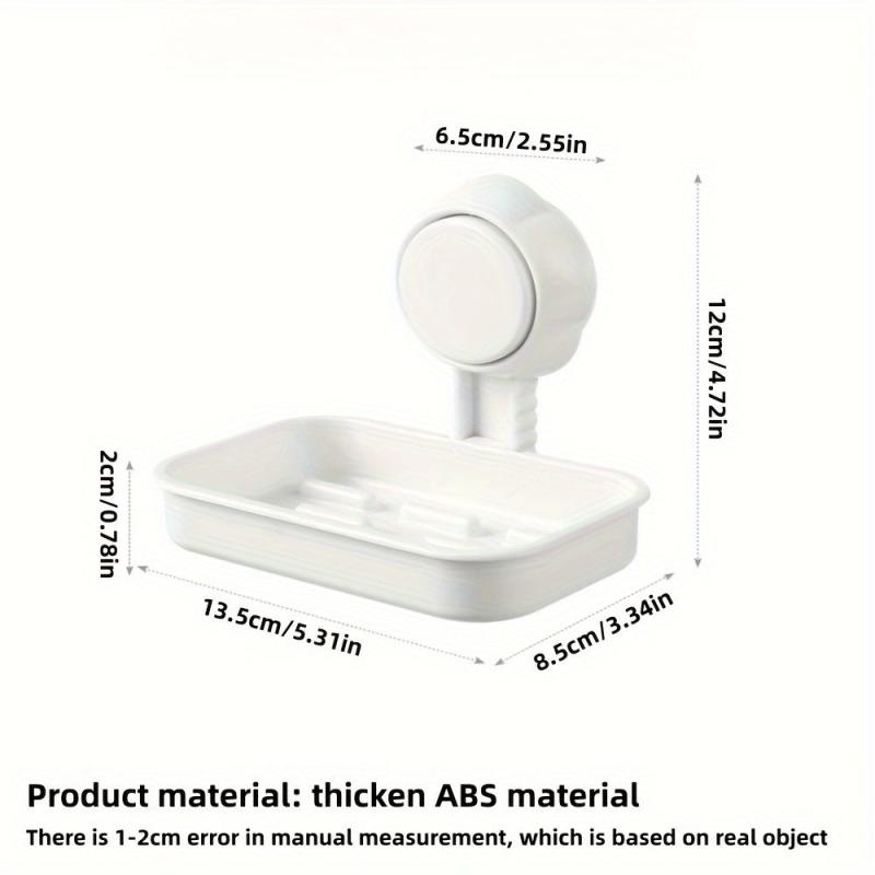 Suction Cup Soap Storage Rack for Bathroom