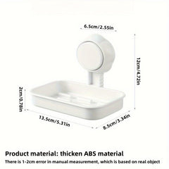 Suction Cup Soap Storage Rack for Bathroom