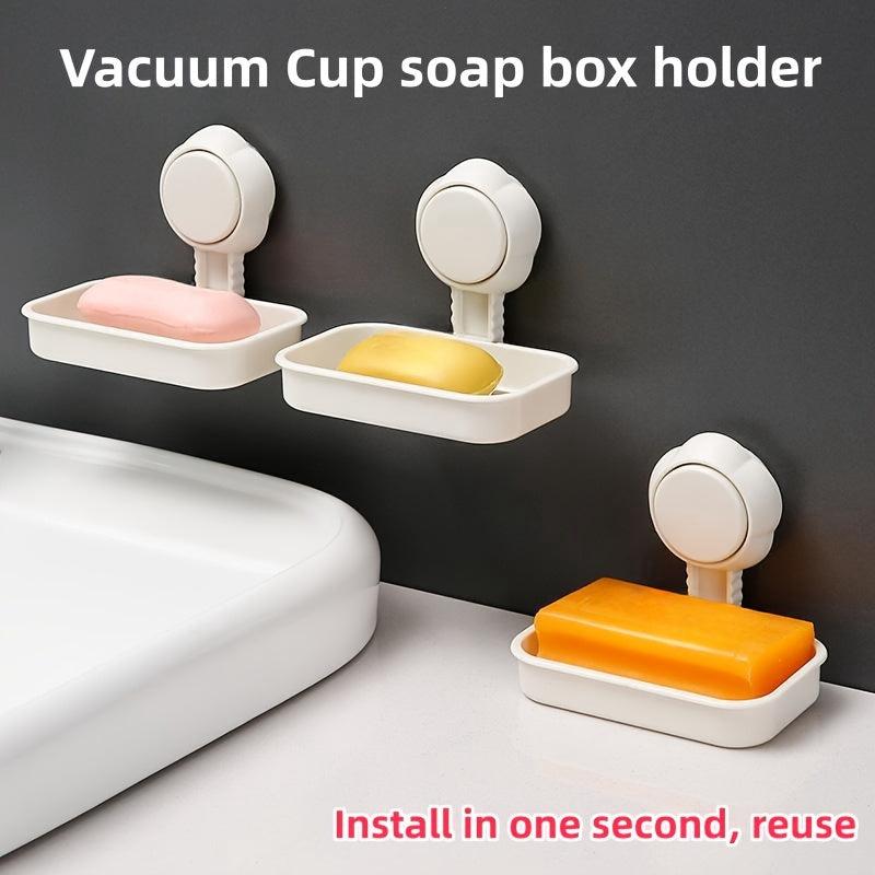 Suction Cup Soap Storage Rack for Bathroom