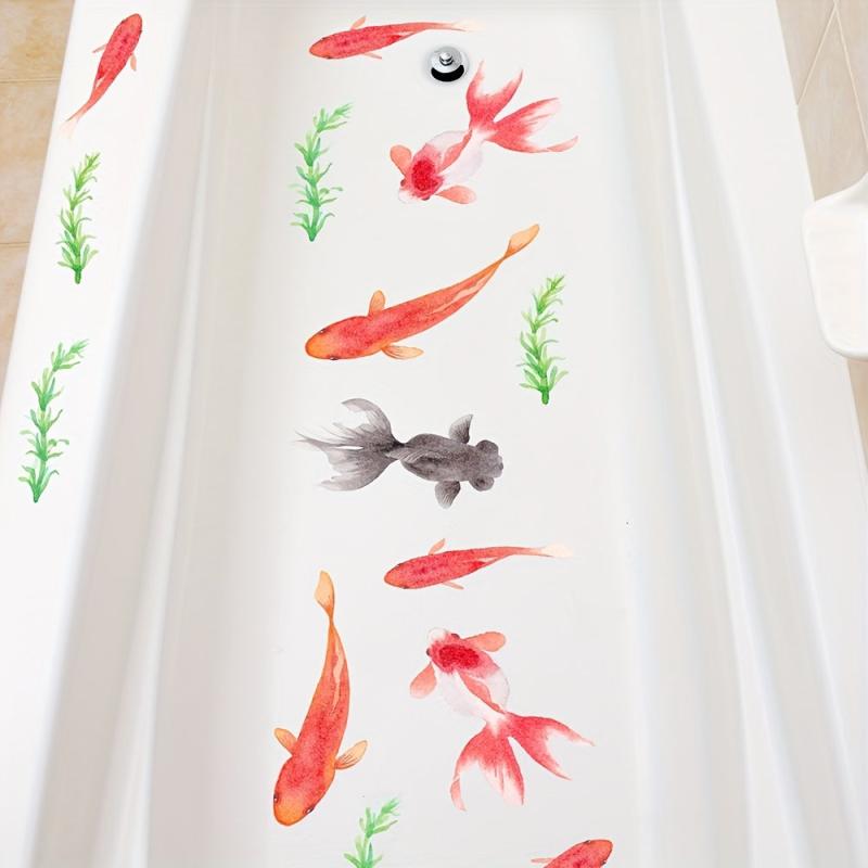 6pcs Chinese Fish Bathtub Non Slip Sticker