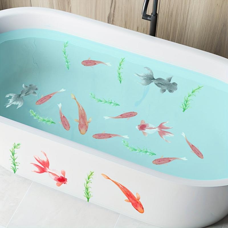 6pcs Chinese Fish Bathtub Non Slip Sticker