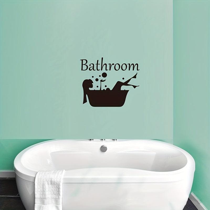 Beauty Shower Wall Sticker Self Adhesive Toilet Decoration