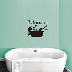 Beauty Shower Wall Sticker Self Adhesive Toilet Decoration