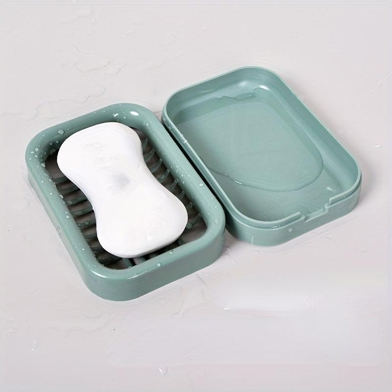 Double Layer Soap Box with Drainage Grid for Bathroom