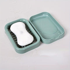 Double Layer Soap Box with Drainage Grid for Bathroom