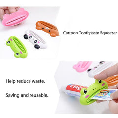 5pcs Cartoon Animal Toothpaste Squeezer Home Essential