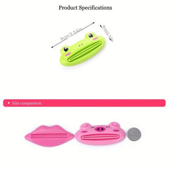 5pcs Cartoon Animal Toothpaste Squeezer Home Essential