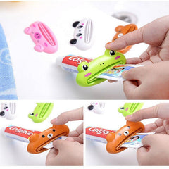 5pcs Cartoon Animal Toothpaste Squeezer Home Essential