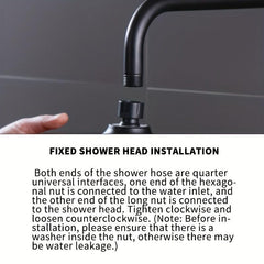 Large Round Shower Head 24 High Pressure Matte Rainfall Bathroom Accessories