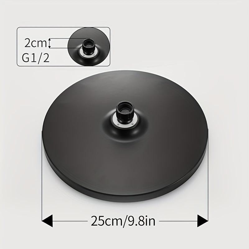 Large Round Shower Head 24 High Pressure Matte Rainfall Bathroom Accessories