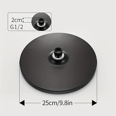 Large Round Shower Head 24 High Pressure Matte Rainfall Bathroom Accessories