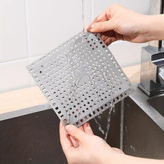 Silicone Shower Drain Hair Catcher Cover Prevents Clogs