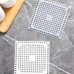 Silicone Shower Drain Hair Catcher Cover Prevents Clogs