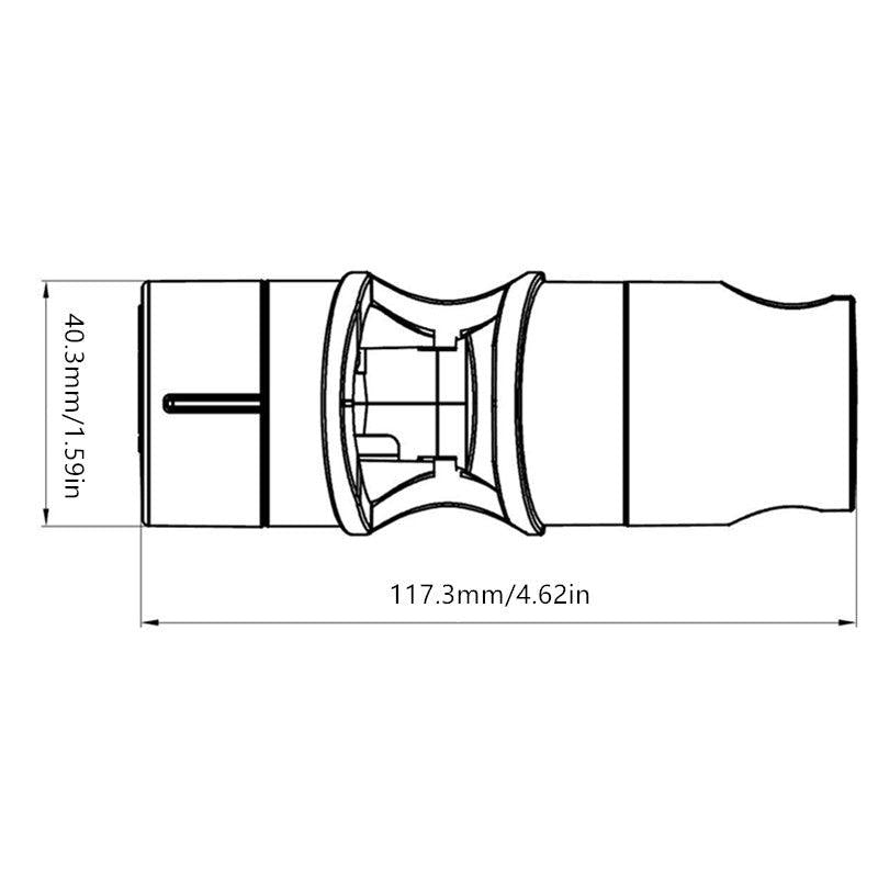 Adjustable Hand Shower Bracket Holder Seat for 18-25mm Pipe Bathroom Accessories
