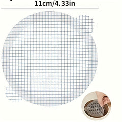 Disposable Shower Drain Hair Catcher 35pcs - Bathtub Stopper Mesh Stickers