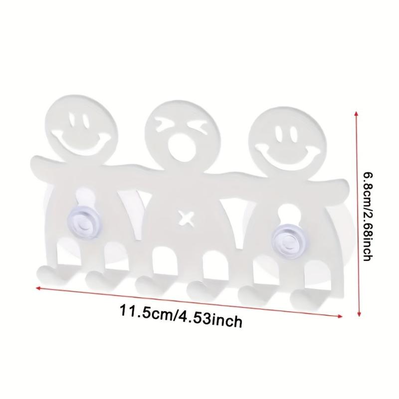 Cartoon Toothbrush Holder Wall Mounted Storage Rack