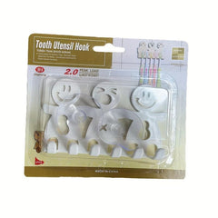 Cartoon Toothbrush Holder Wall Mounted Storage Rack