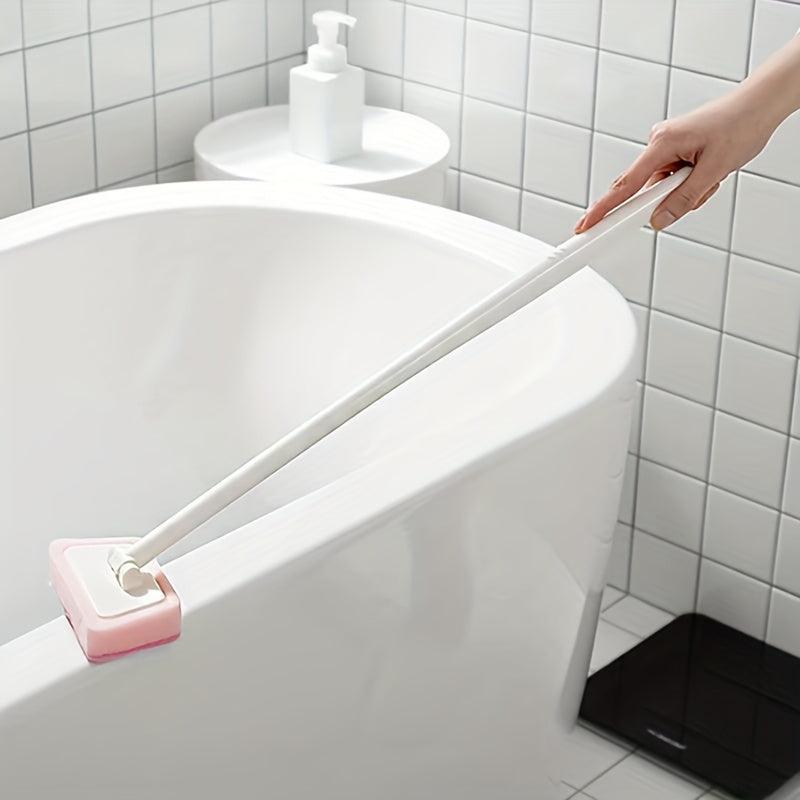 Long Handle Bathroom Cleaning Brush Sponge Mop