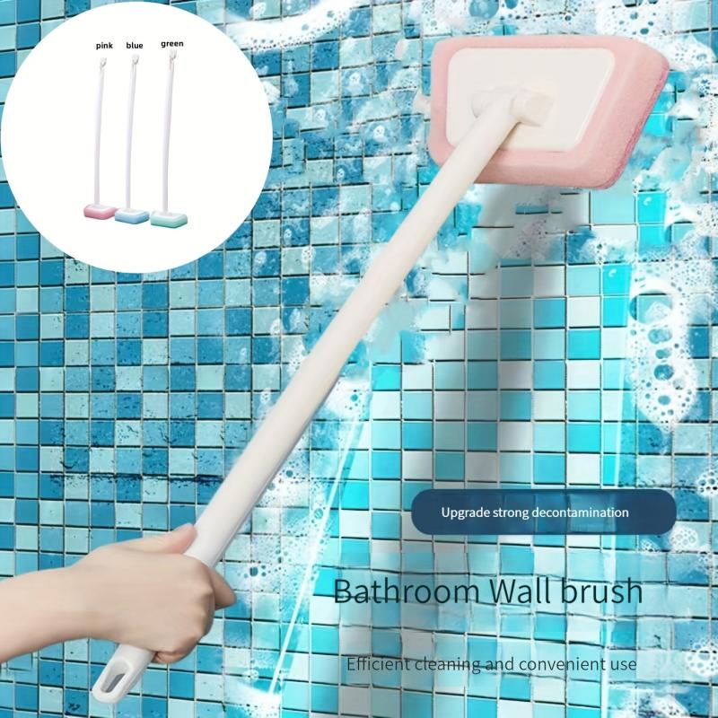 Long Handle Bathroom Cleaning Brush Sponge Mop