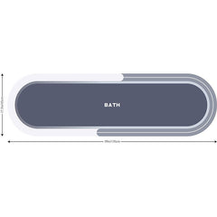 Non-slip Absorbent Bathroom Floor Mat Quick Drying Thin Bath Rug