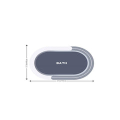 Non-slip Absorbent Bathroom Floor Mat Quick Drying Thin Bath Rug