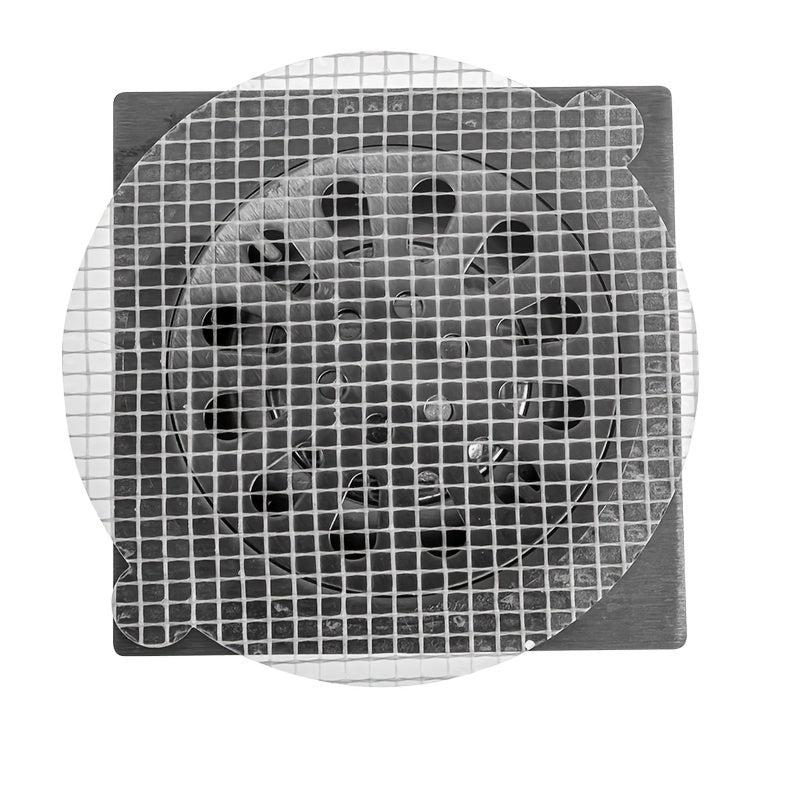 Disposable Shower Drain Hair Catcher Mesh Stickers - Pack of 5