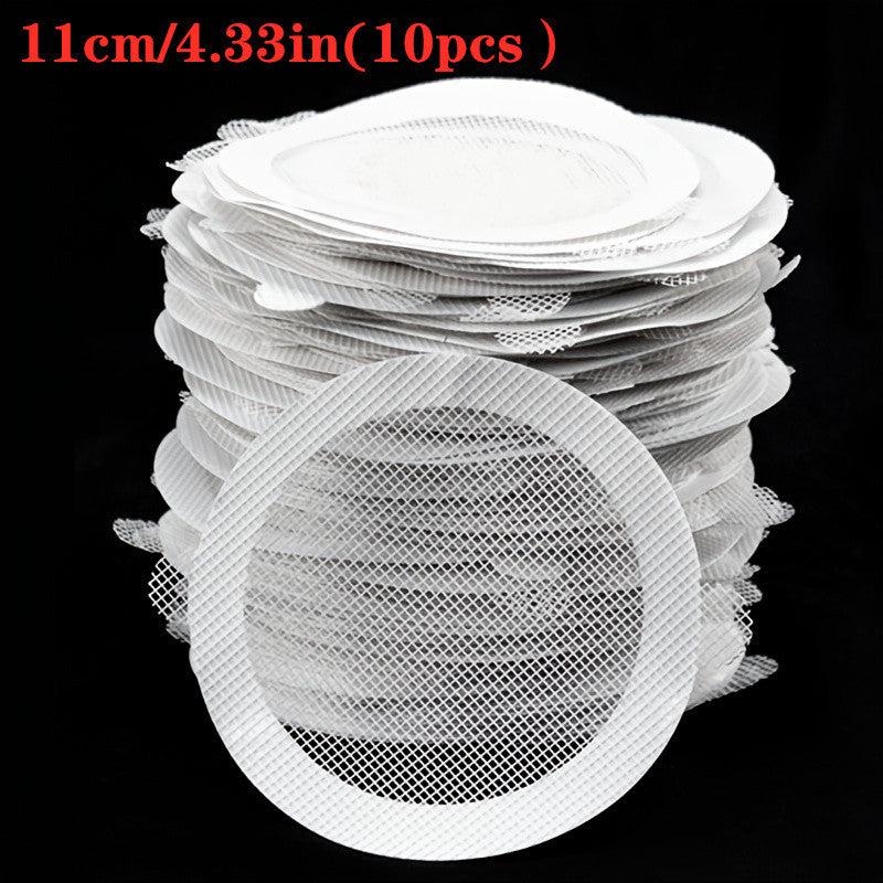 Disposable Shower Drain Hair Catcher Mesh Stickers - Pack of 5