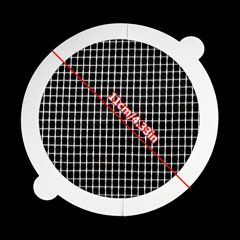Disposable Shower Drain Hair Catcher Mesh Stickers - Pack of 5