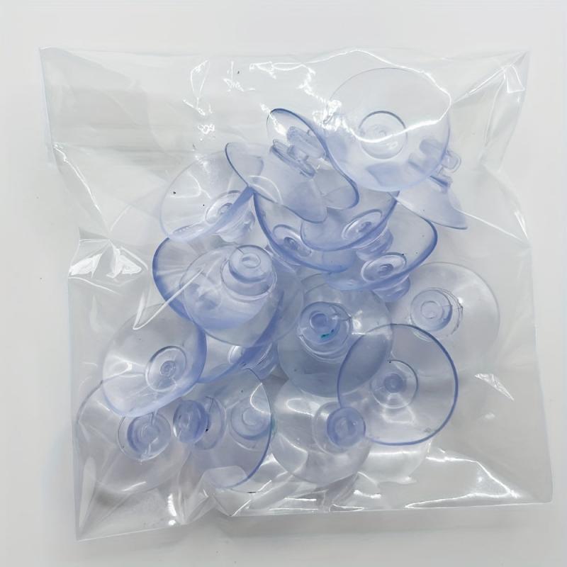 20 Small Suction Cup PVC Hangers for Bathroom & Car Windscreen