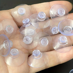 20 Small Suction Cup PVC Hangers for Bathroom & Car Windscreen