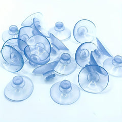 20 Small Suction Cup PVC Hangers for Bathroom & Car Windscreen