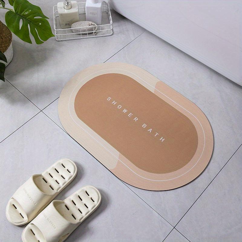 Soft Non Slip Absorbent Bath Mat Quick Drying Shower Carpet