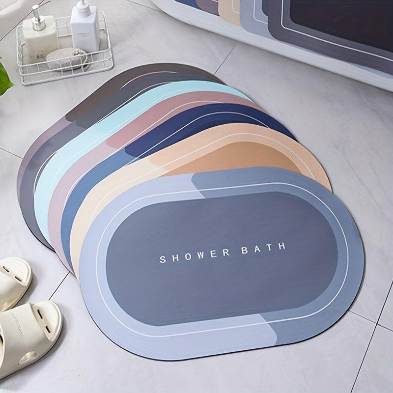 Soft Non Slip Absorbent Bath Mat Quick Drying Shower Carpet