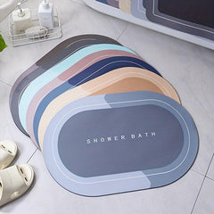 Soft Non Slip Absorbent Bath Mat Quick Drying Shower Carpet