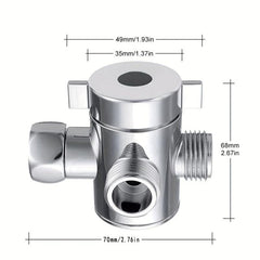 Shower Diverter Valve Bidet Adapter Connector T Adapter