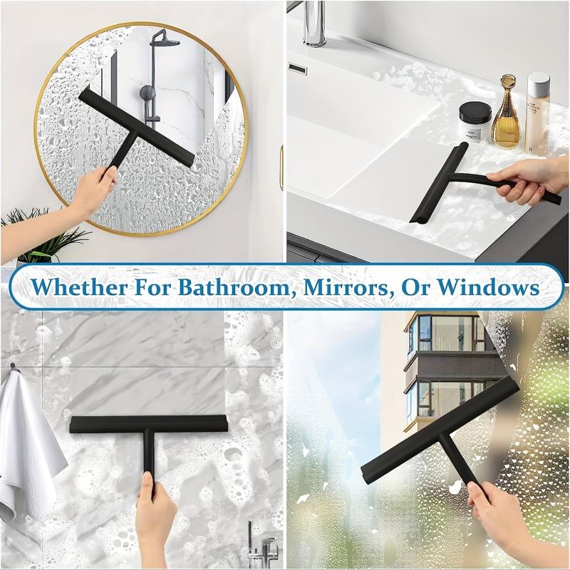 Shower Squeegee Bathroom Glass Squeegee With Hook