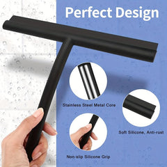 Shower Squeegee Bathroom Glass Squeegee With Hook