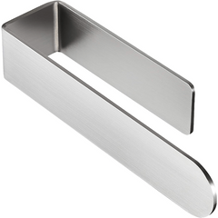 Stainless Steel Wall Mounted Towel Holder Self Adhesive Easy Installation