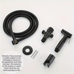 Stainless Steel Hand Spray Bidet Set for Bathroom Wall Mounted
