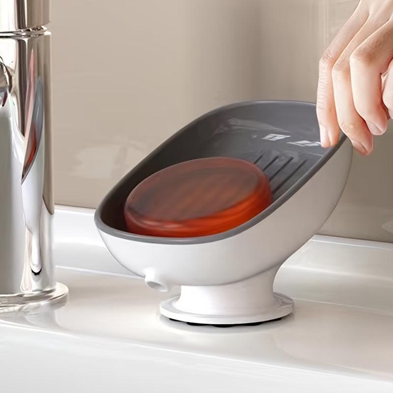 Suction Cup Soap Dish for Easy Bathroom Organization