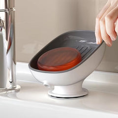 Suction Cup Soap Dish for Easy Bathroom Organization