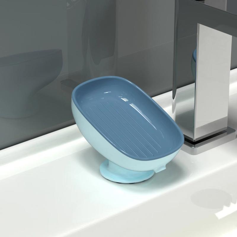Suction Cup Soap Dish for Easy Bathroom Organization