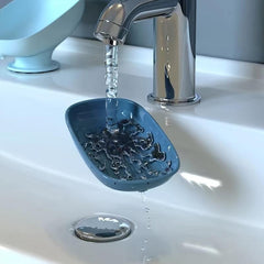 Suction Cup Soap Dish for Easy Bathroom Organization