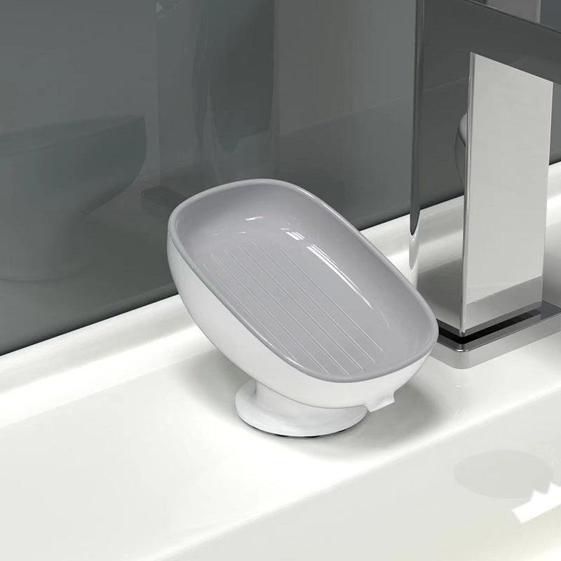 Suction Cup Soap Dish for Easy Bathroom Organization